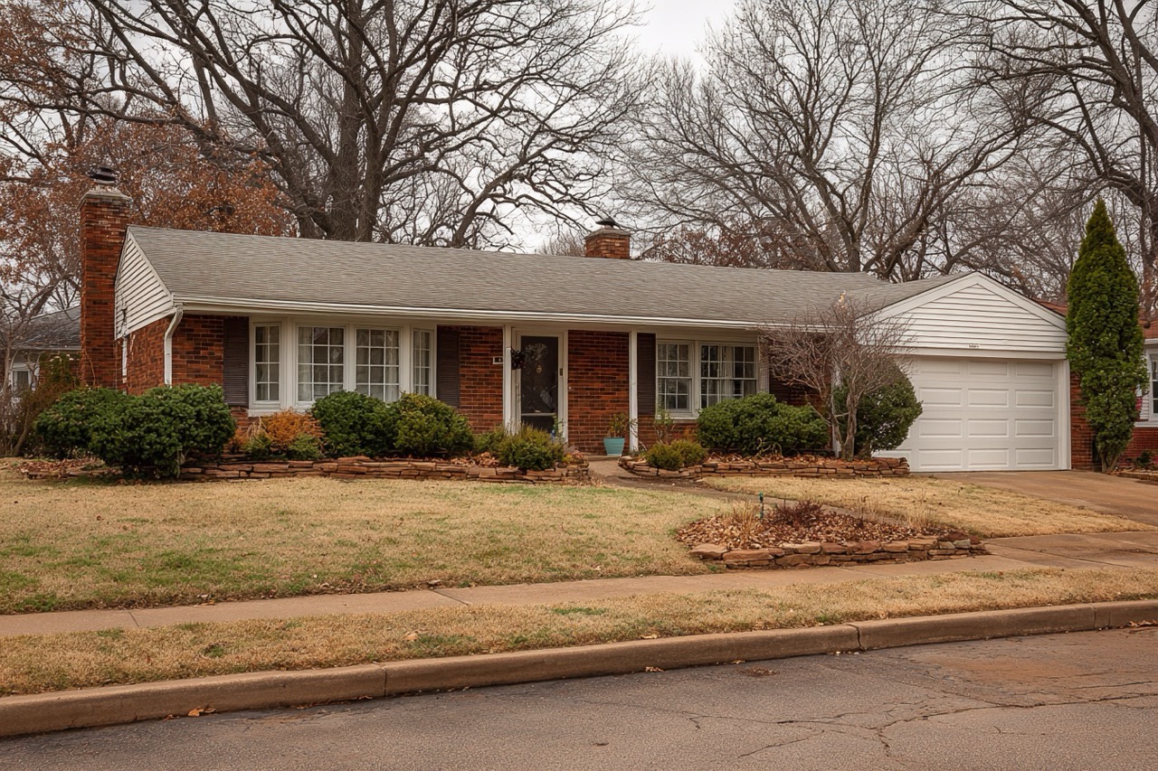 Modest home undergoing property division during divorce in St Louis Missouri