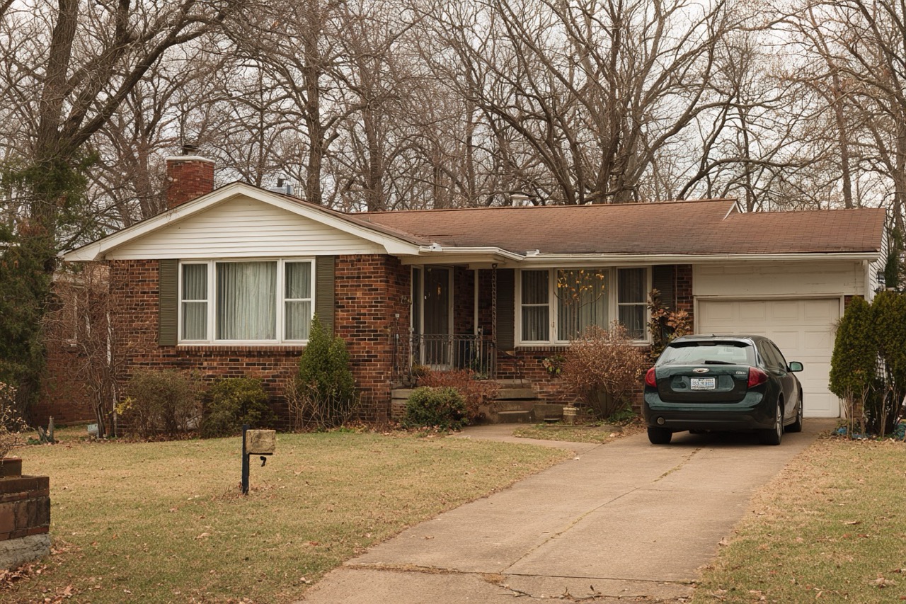 House being prepared for sale during divorce process in St Louis Missouri