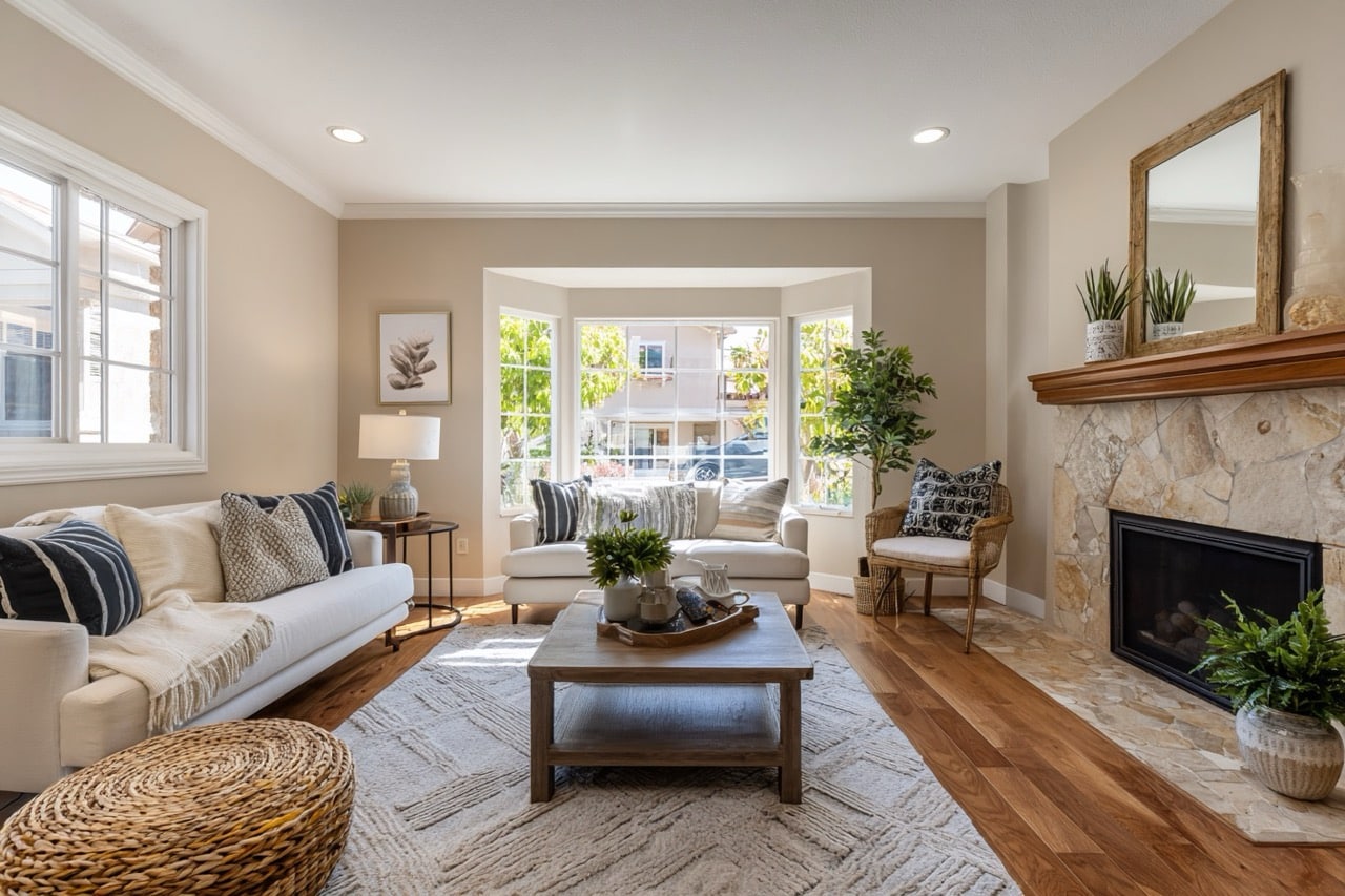 Professional interior real estate photography for home listing in St Louis MO