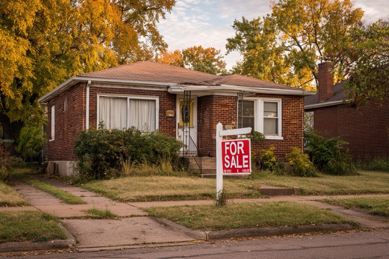 Marketing rental property for sale in St Louis Missouri neighborhood