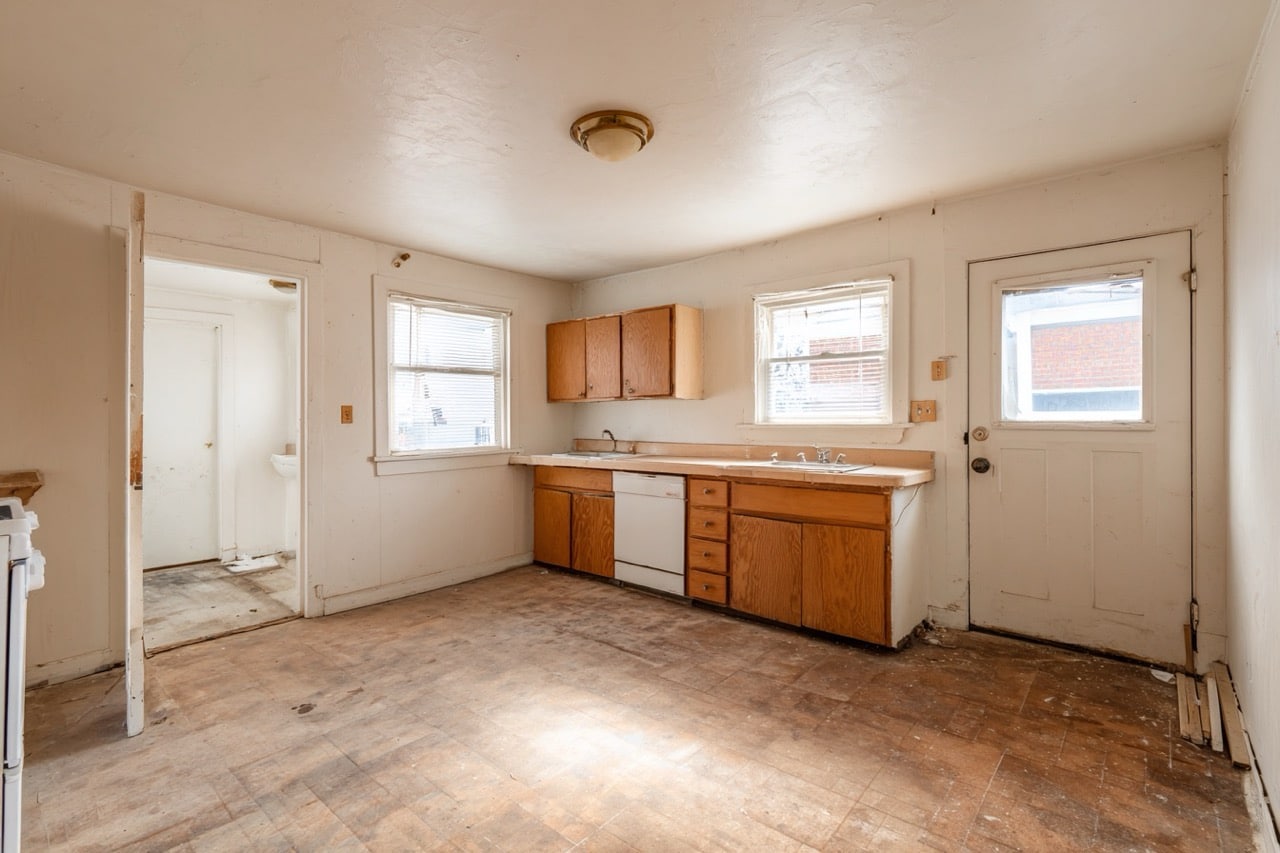 Rental property interior preparation for sale in St Louis Missouri