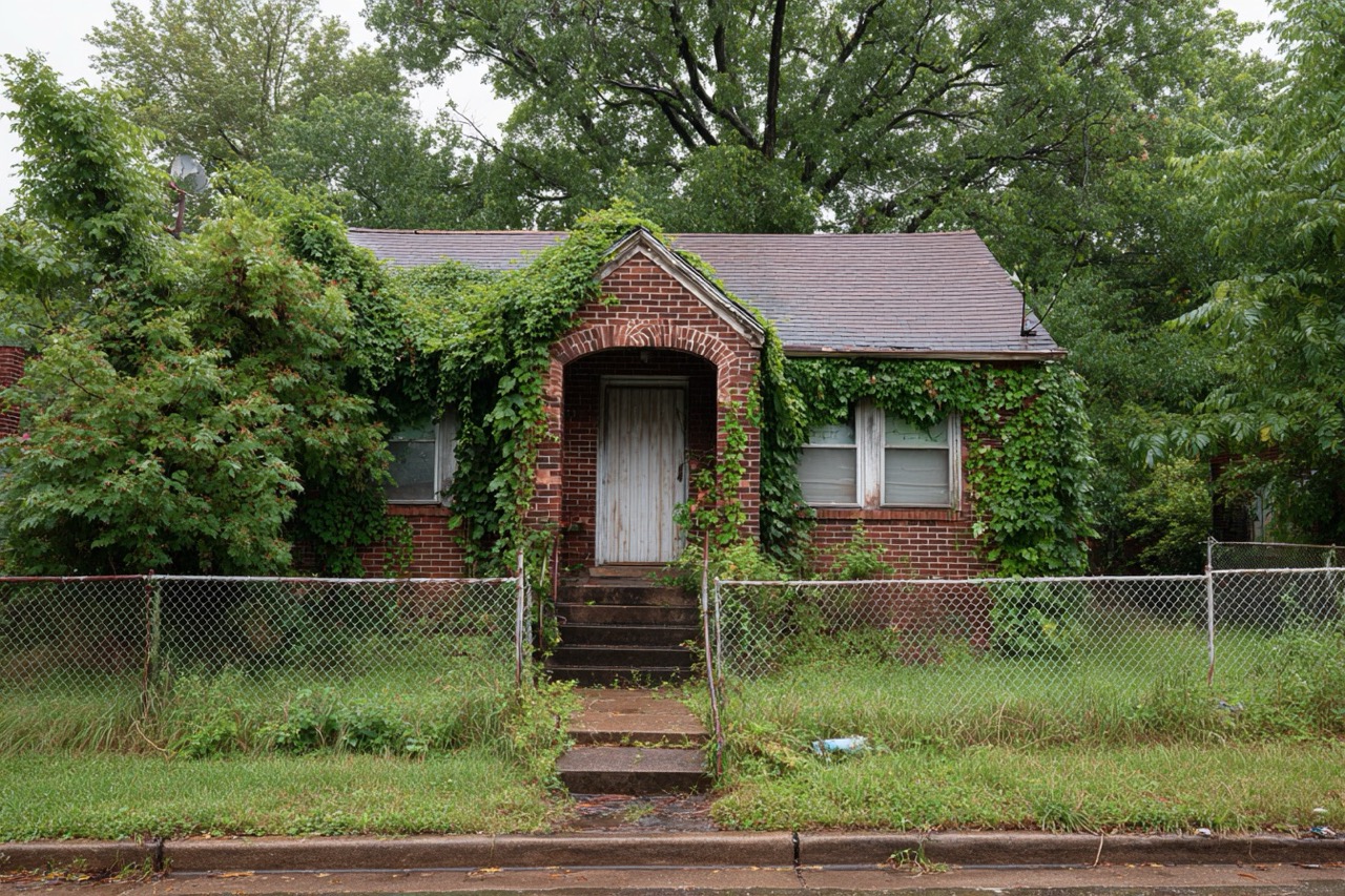 squatters rights st louis mo vacant brick bungalow